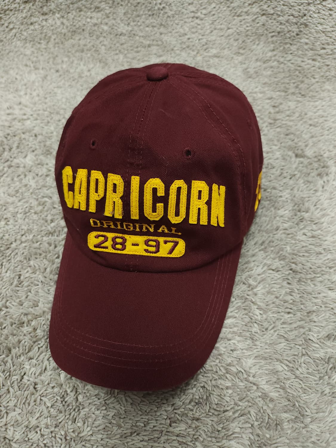 CAPRICORN 28-97 빈티지버건디 볼캡 상품이미지1
