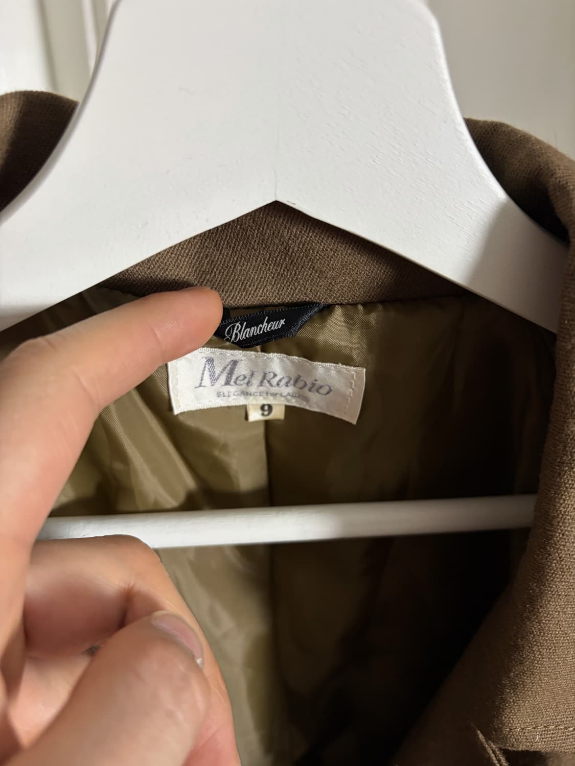 Mel Rabio 트렌치코트 울 95% 상품이미지6