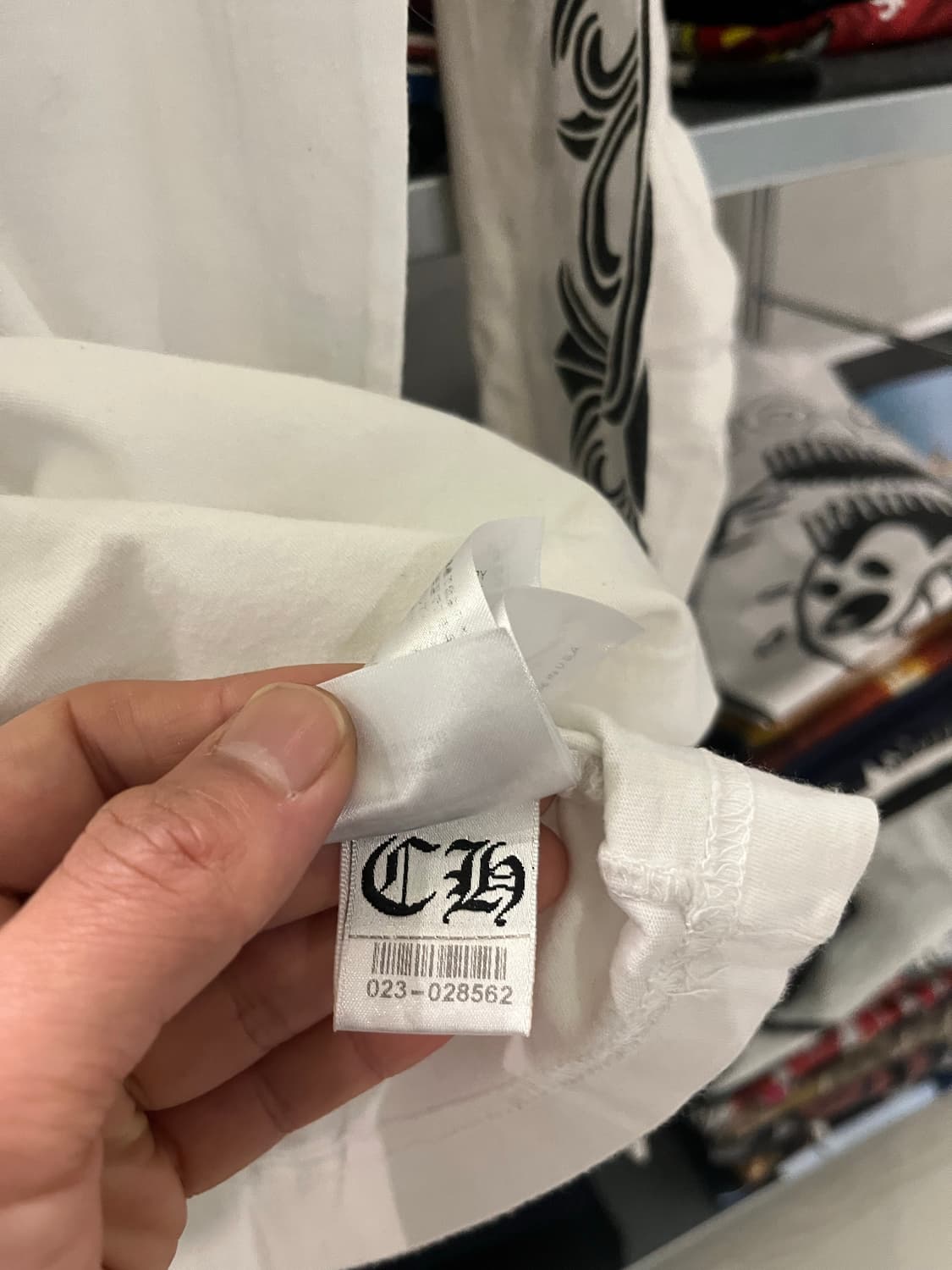 크롬하츠 홀스슈 플로랄 롱슬리브 화이트 L 상품이미지8