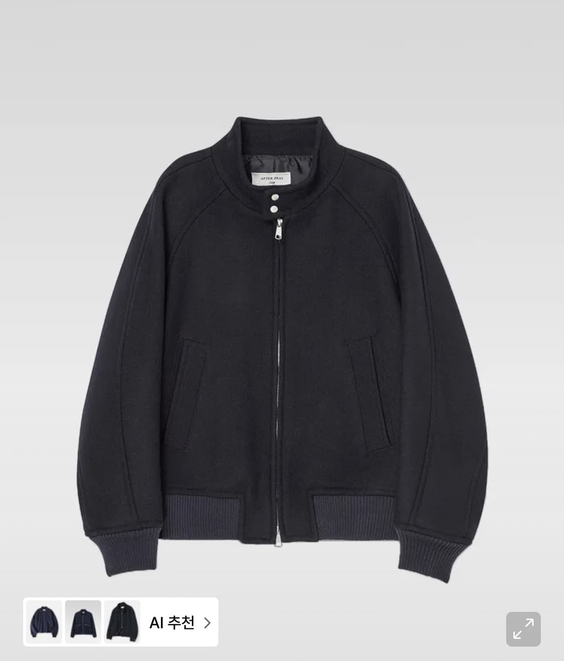 에프터프레이 리가즈 해링턴 블루종 네이비 L 상품이미지1