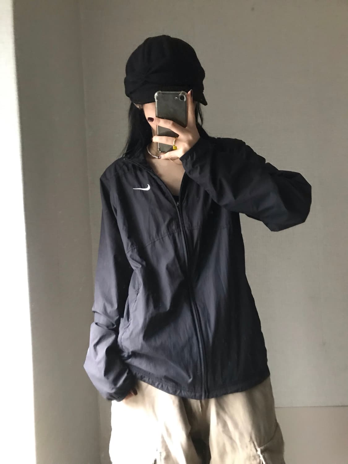나이키 블랙 바람막이 상품이미지1