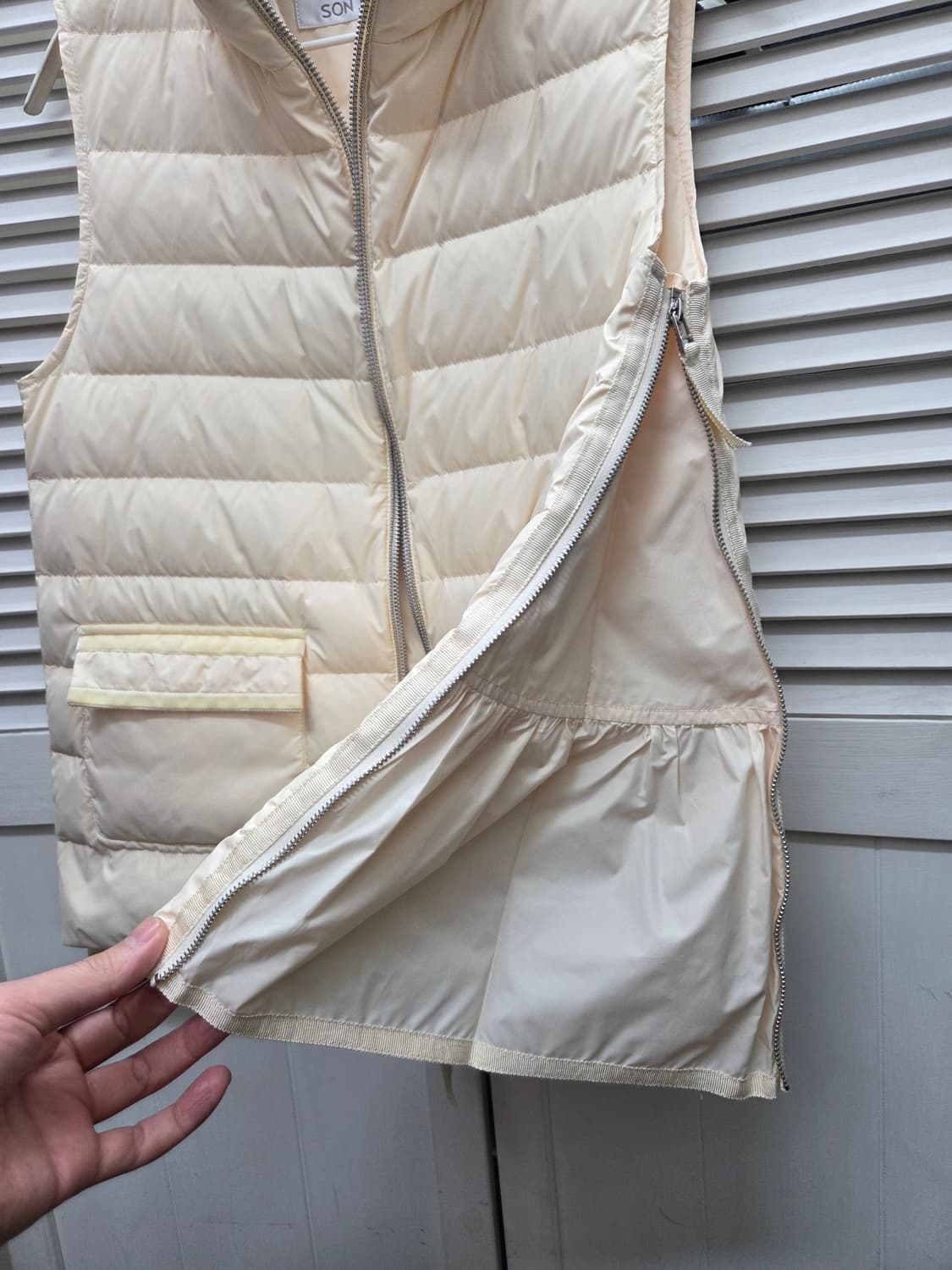 손정완 구스다운 패딩 베스트 상품이미지5
