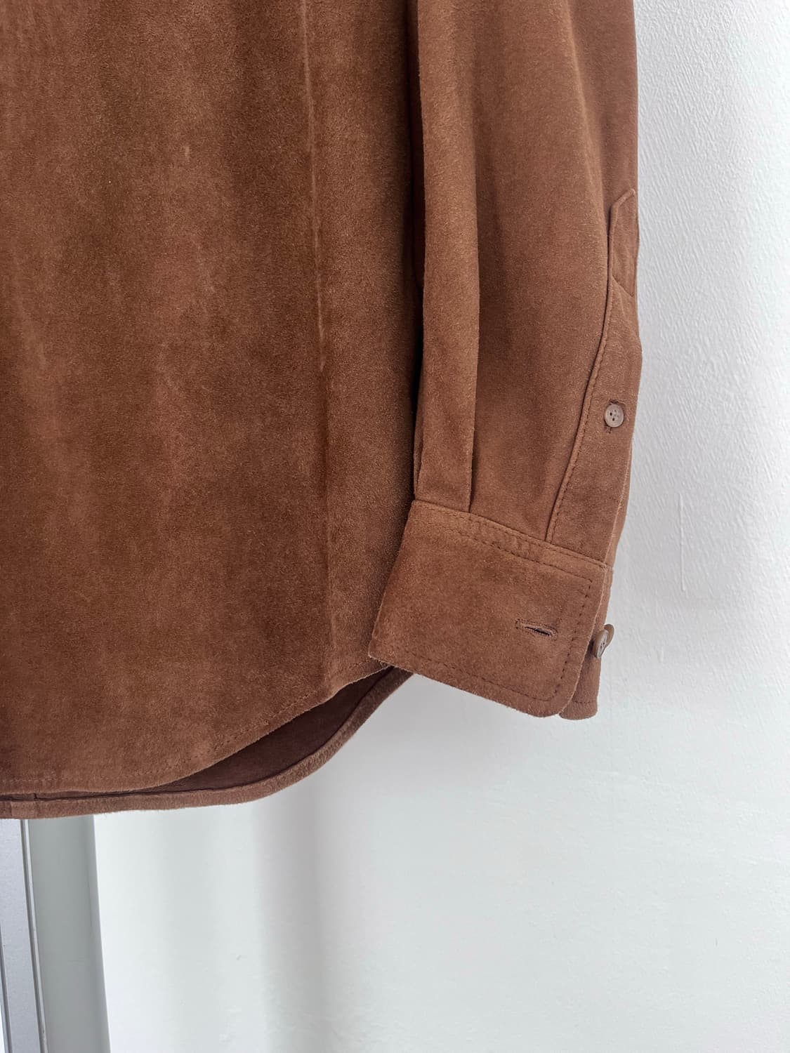 vintage brown oversize suede shirt 상품이미지6