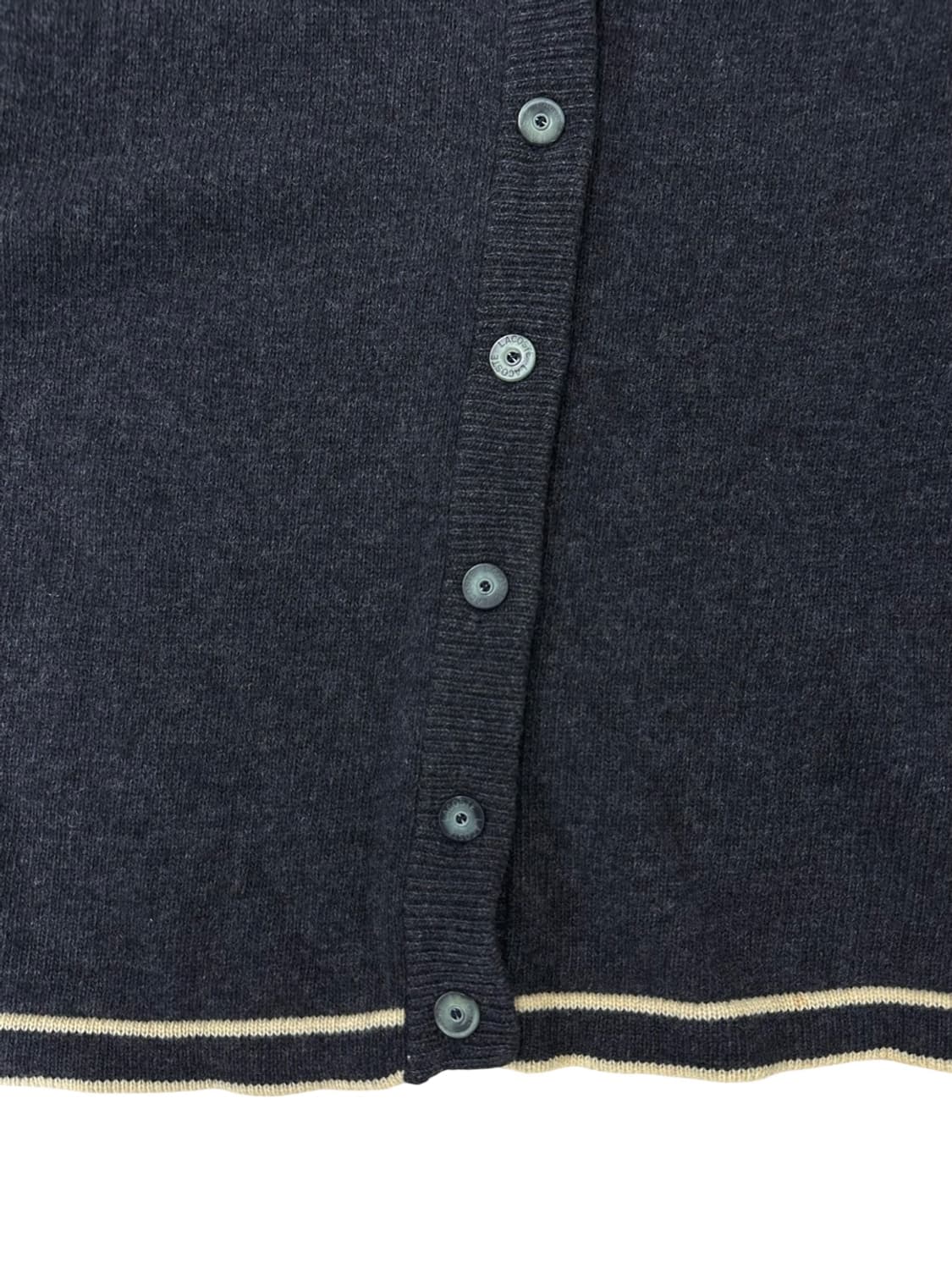 라코스테 울 가디건 차콜 (M) 상품이미지5