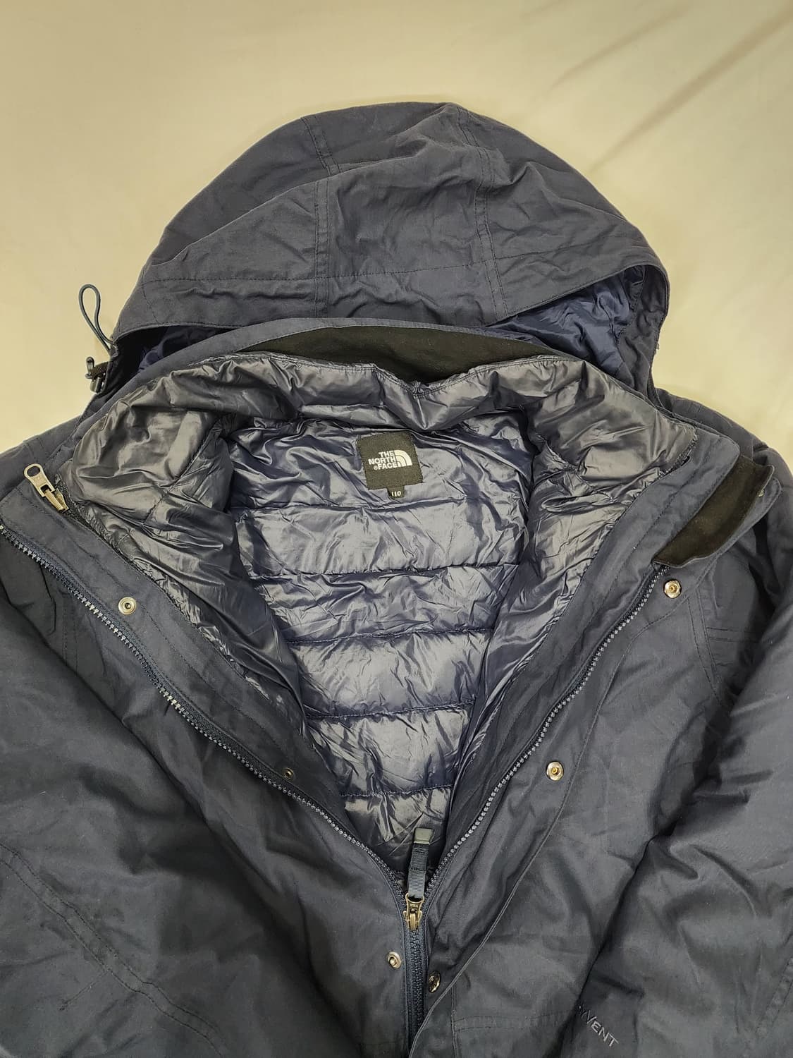 노스페이스 남성 기능성 하이벤트 트윈 자켓 네이비 상품이미지3