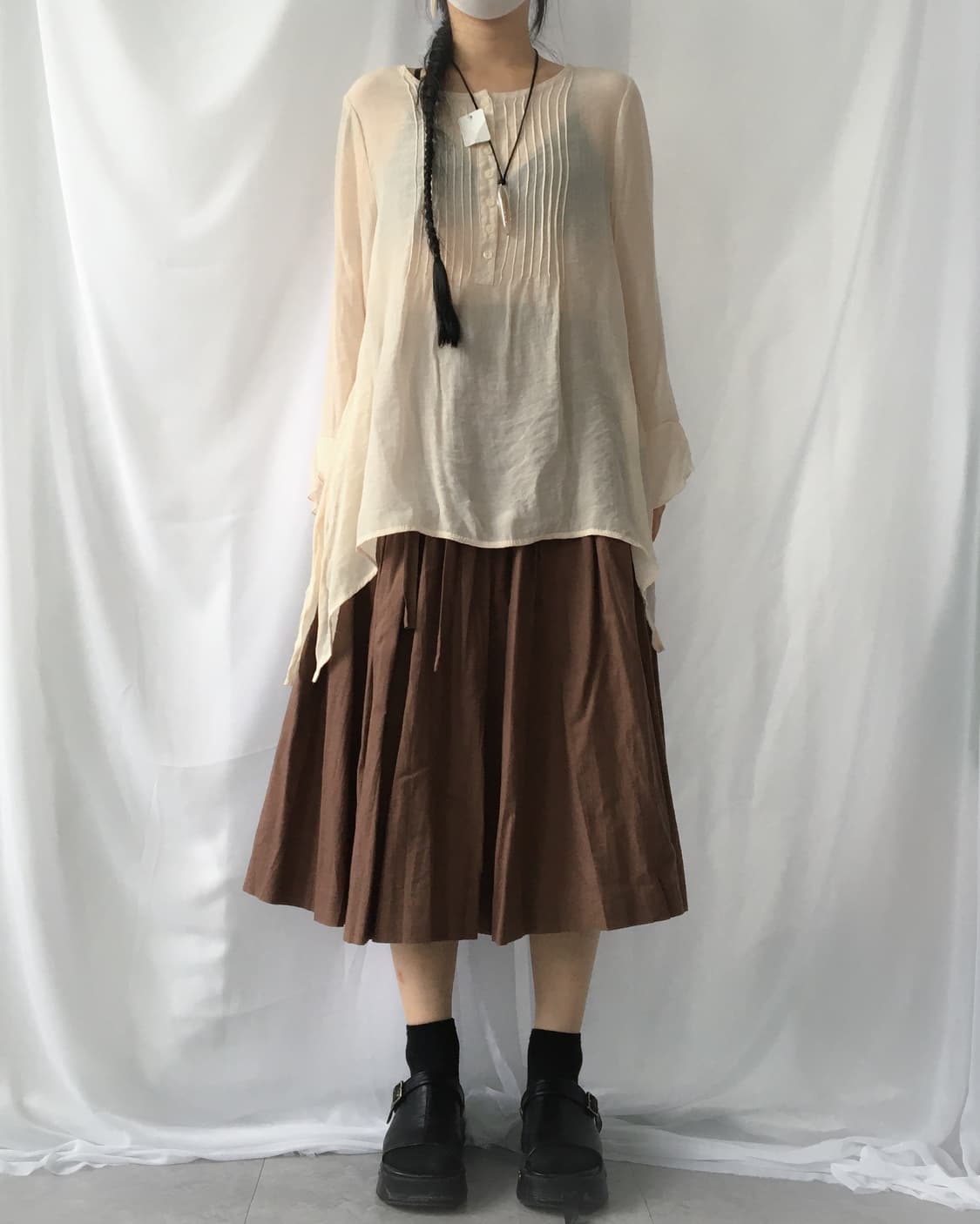 Tied point skirt 상품이미지4