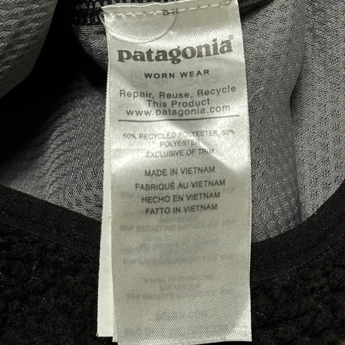 S 파타고니아 클래식 레트로-X 블랙 플리스 상품이미지5