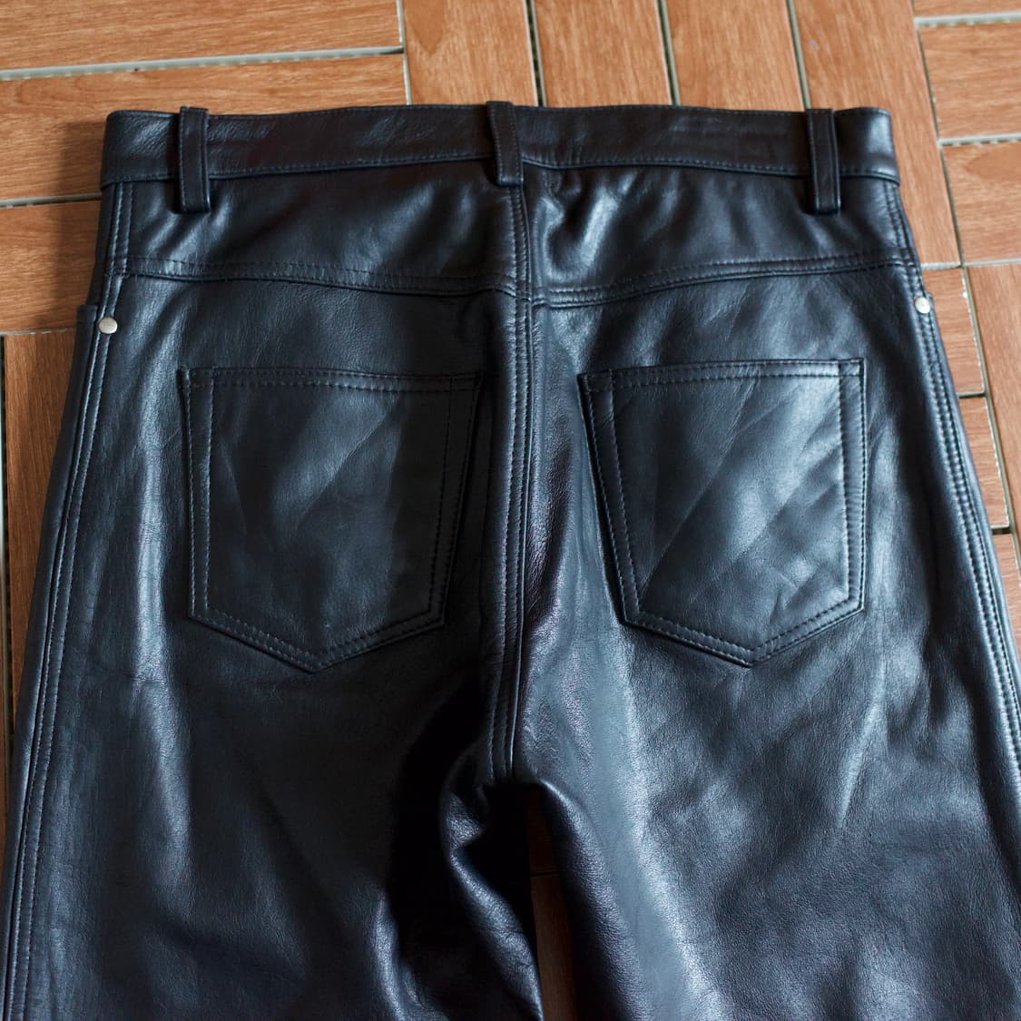 Horn Works cow-hide leather pants 상품이미지4
