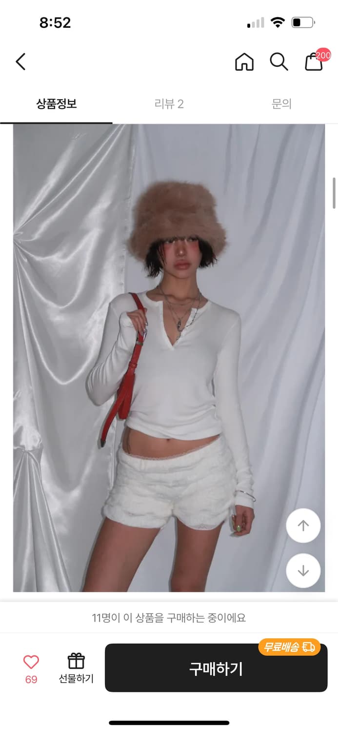 퍼 버킷햇 상품이미지1