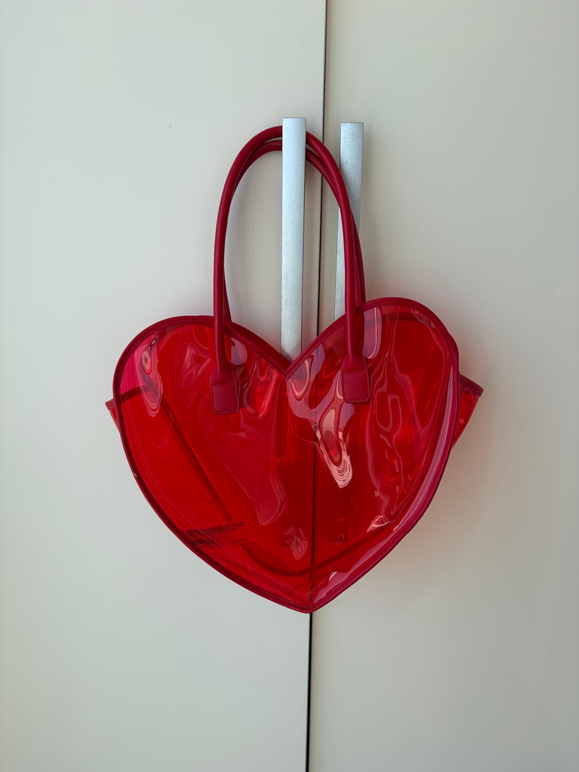 포에버21 하트 PVC 비치백 숄더백  상품이미지2