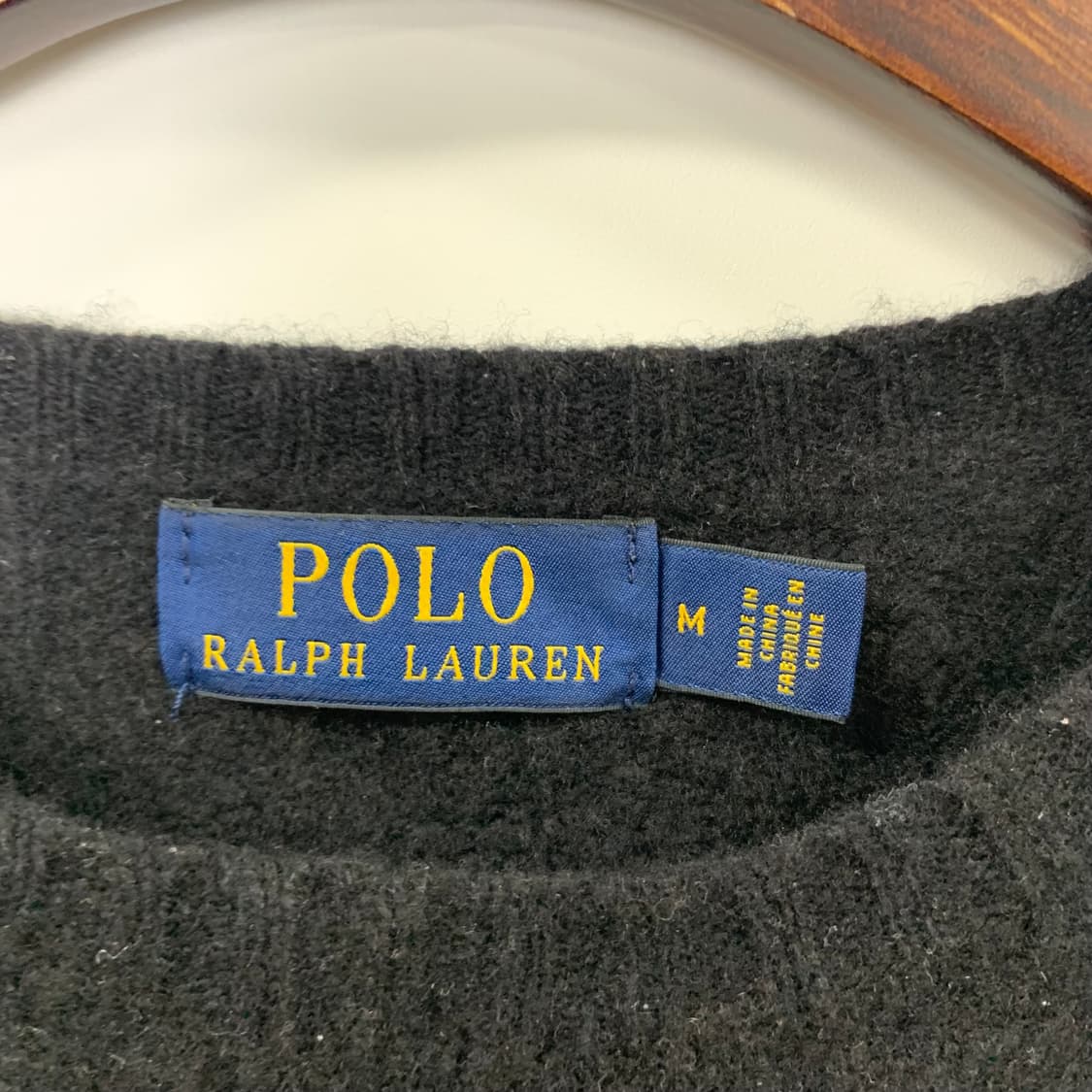 폴로 랄프로렌신형 블랙 꽈배기 니트 상품이미지5