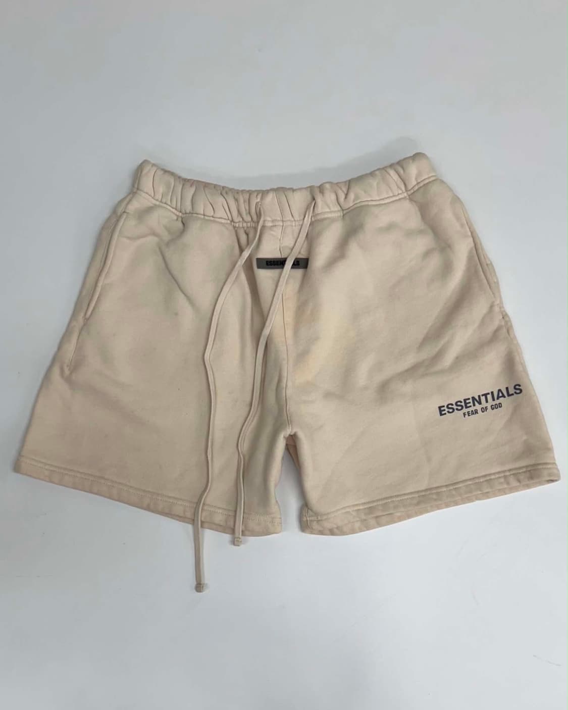 [XL] 피어오브갓 에센셜 크림 아이보리 스웻 쇼츠 하프 팬츠 반바지 상품이미지1