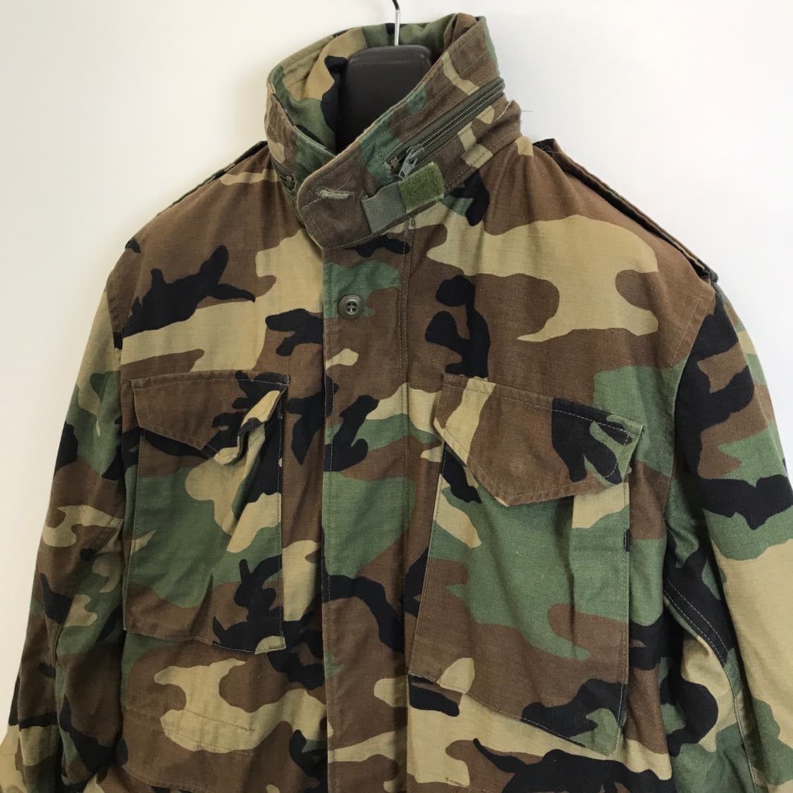 미군 우드랜드 카모 M65 필드자켓 [스몰 레귤러] 상품이미지2