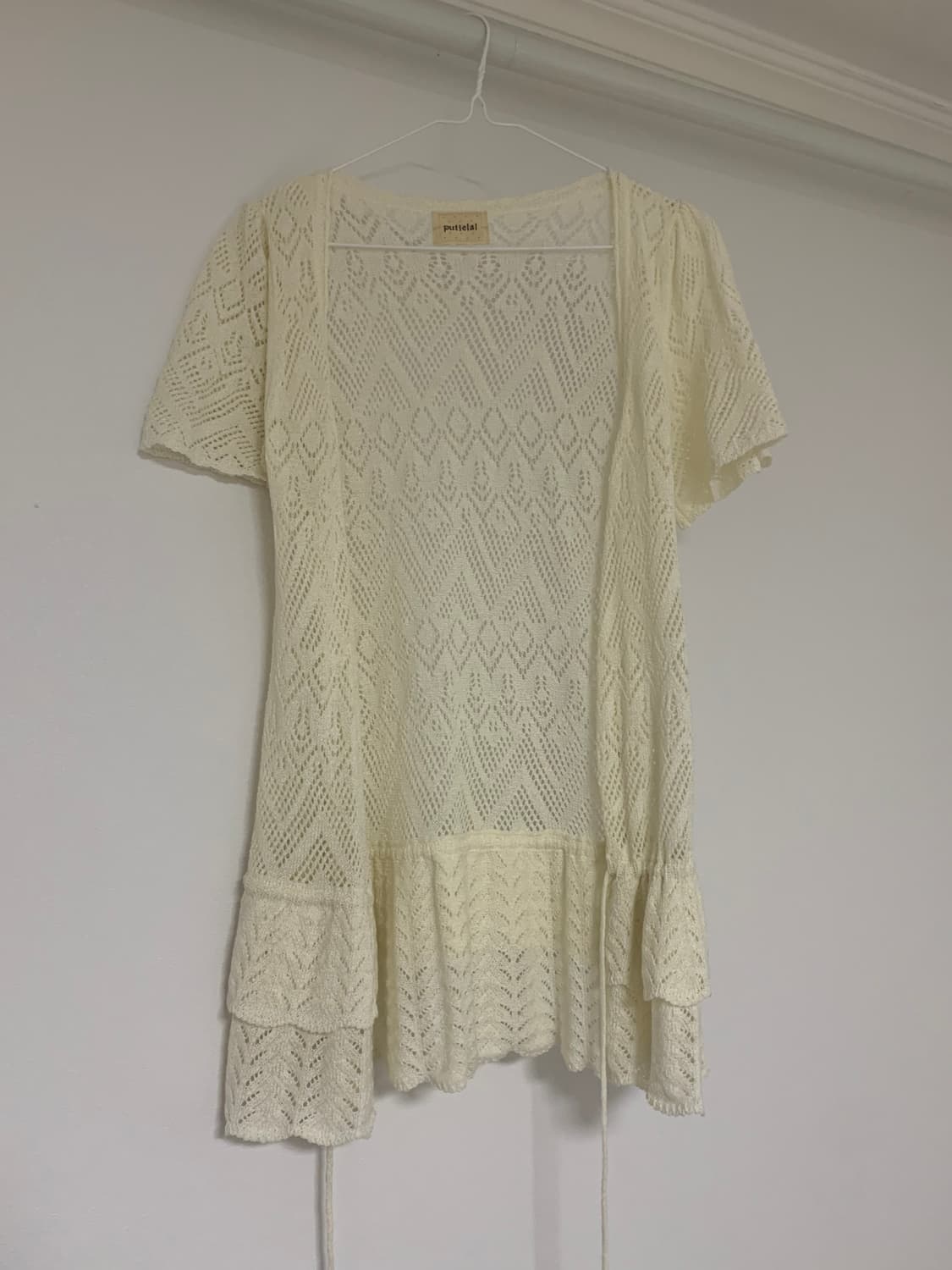 axes 빈티지 히피 페어리 크로쉐 가디건 나시 세트 (하자○ 저렴판매) 상품이미지8