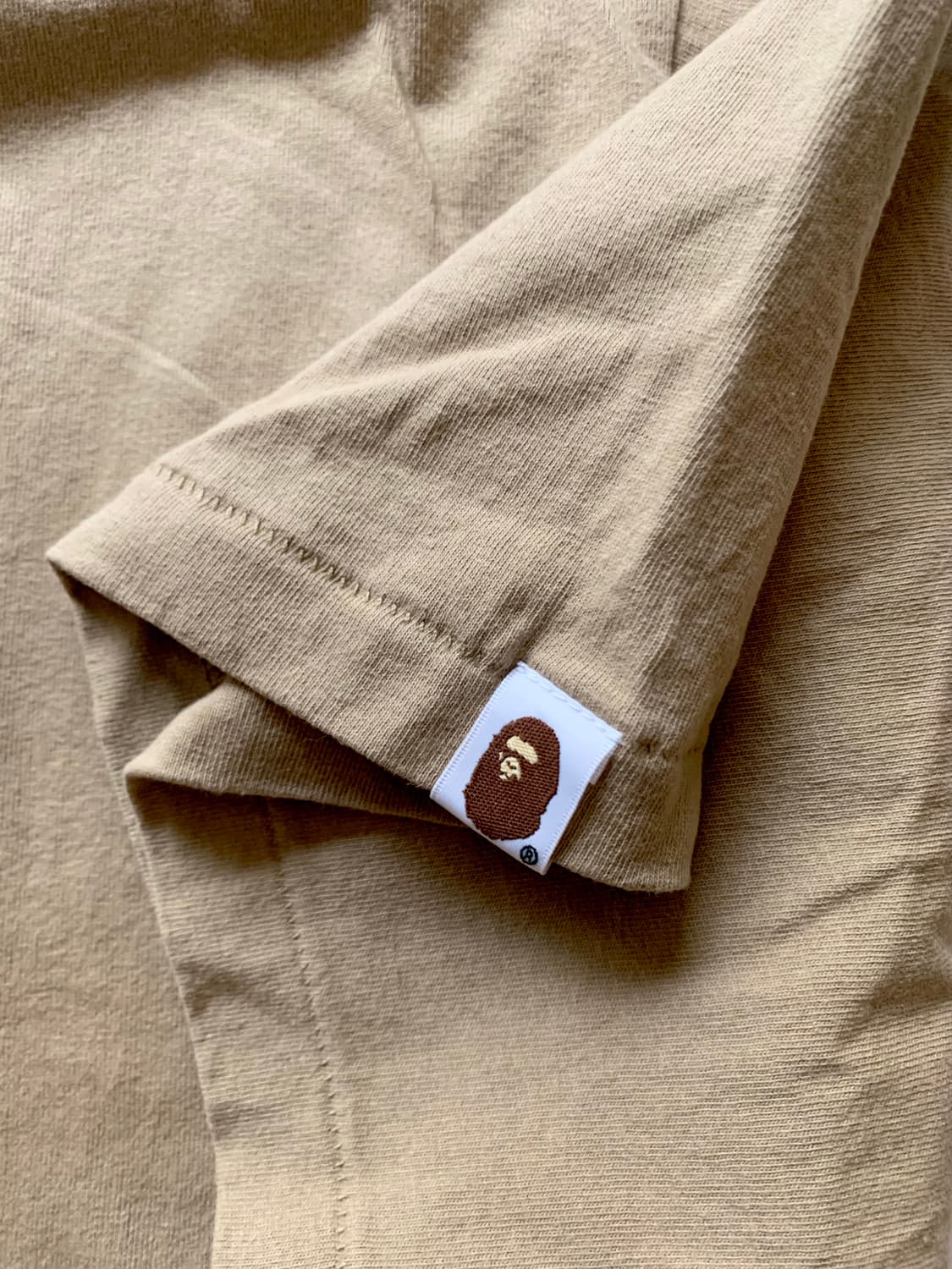 베이프 BAPE 카모 베이지 반팔티 상품이미지5