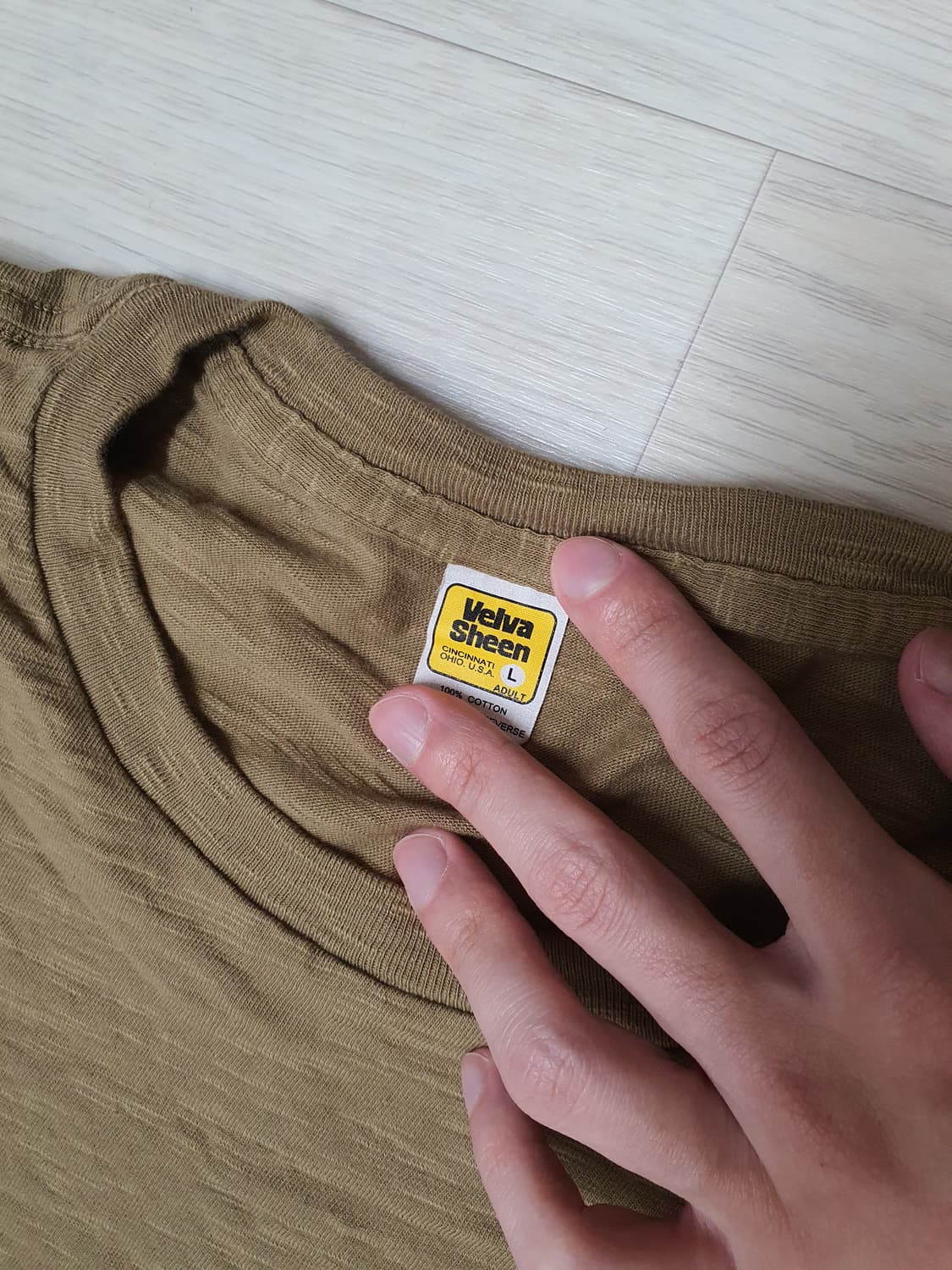 벨바쉰 옐로우 라벨 티셔츠 상품이미지6