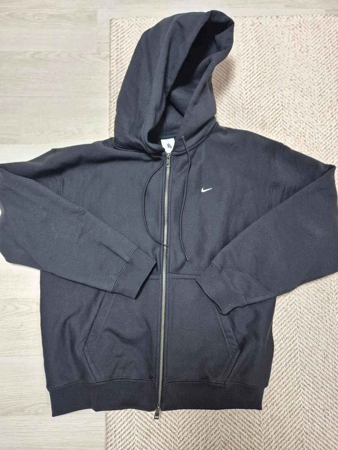 [백화점판] 나이키 후드집업 L사이즈 블랙 상품이미지1