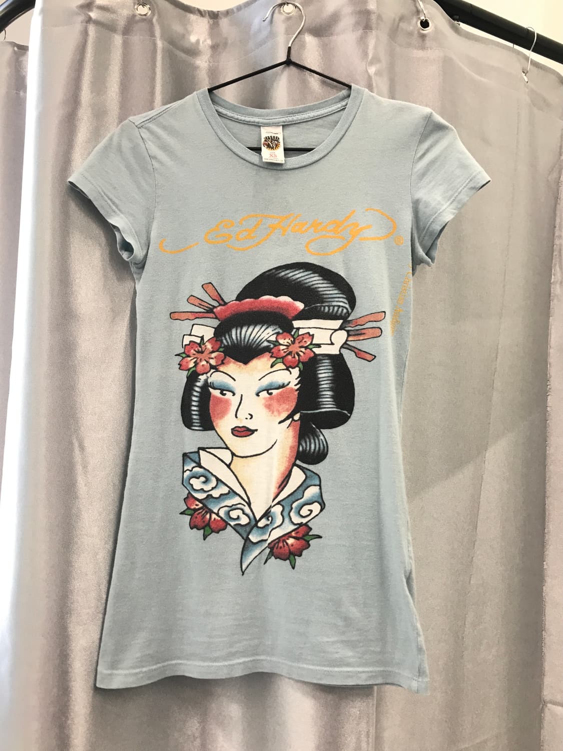 Ed Hardy 'Geisha' Printing T-shirts 상품이미지5
