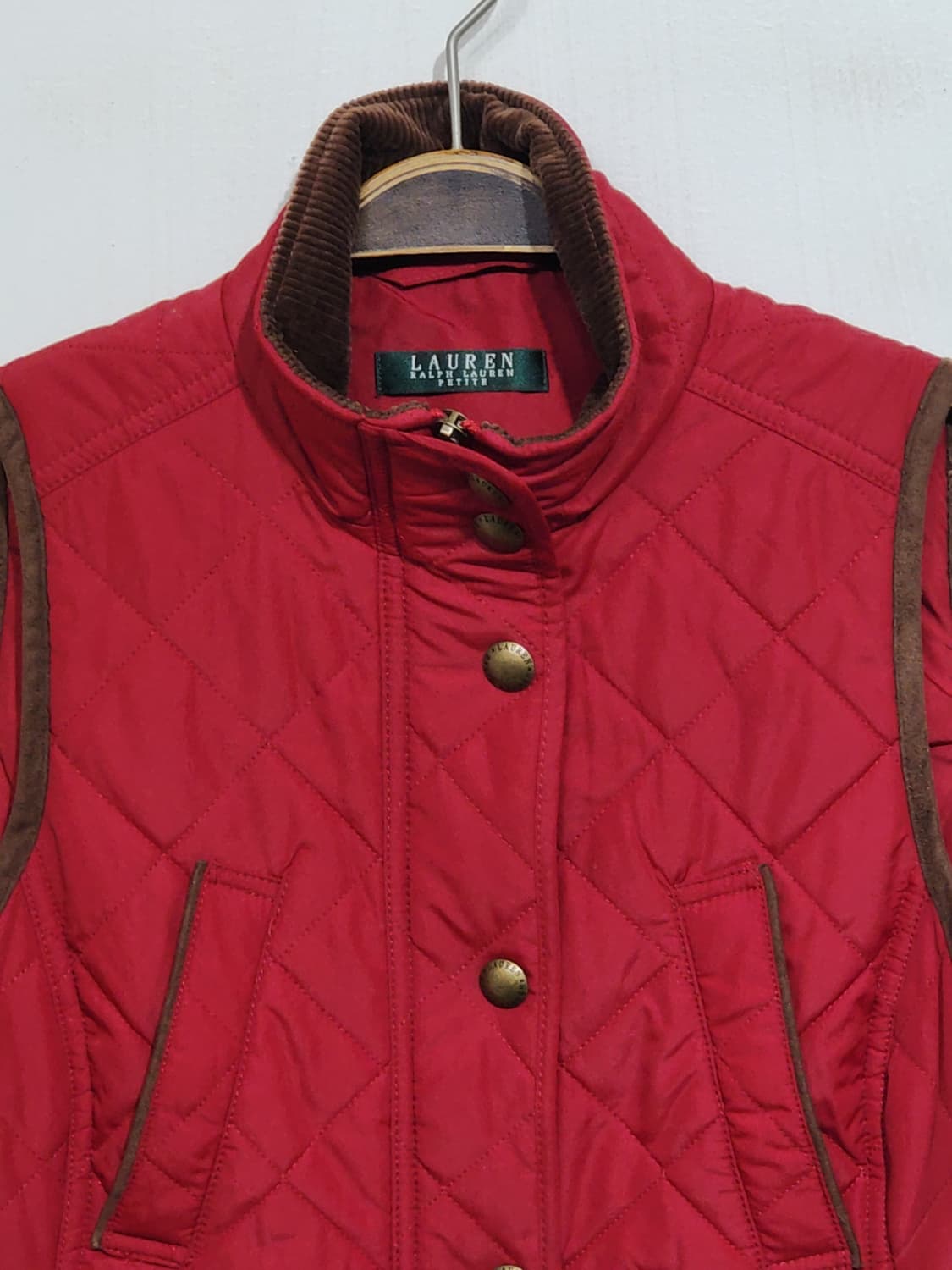 (S) 랄프로렌 폴로 패딩조끼 퀼팅 베스트 누빔 집업 상품이미지2