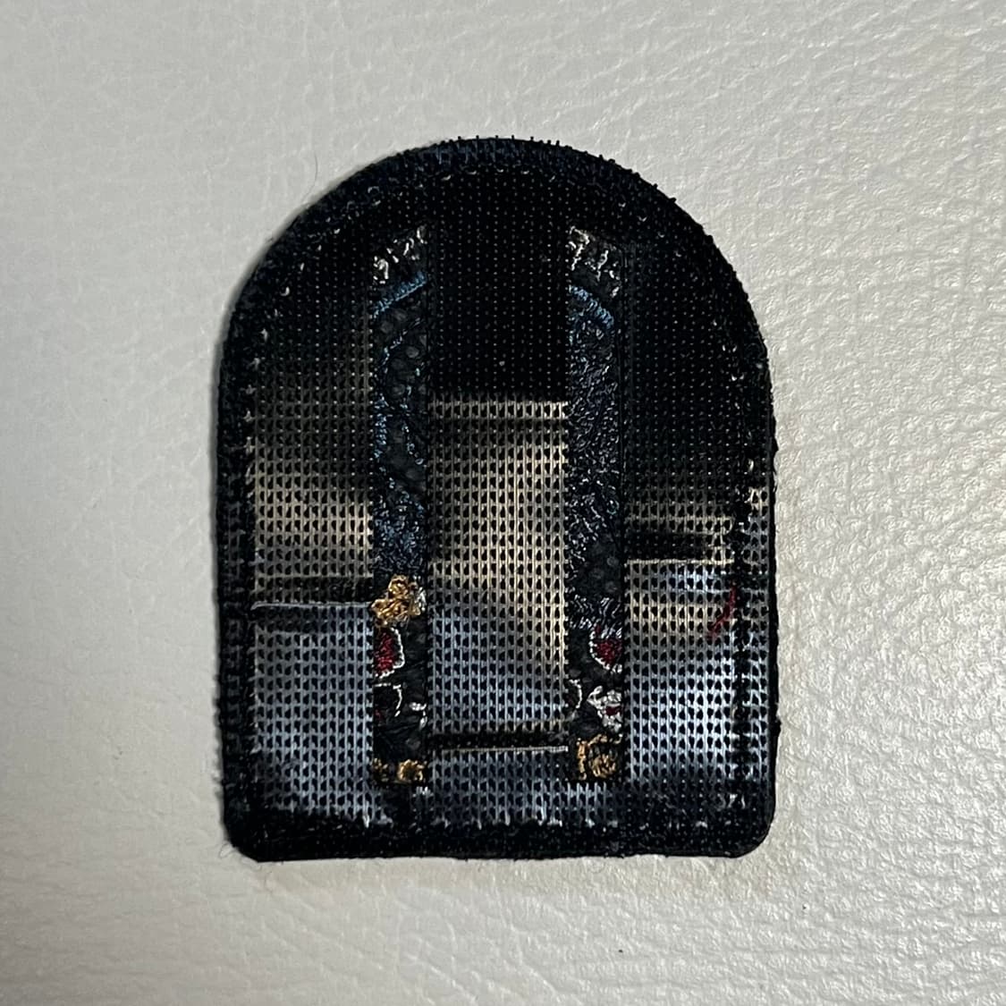 정품) 파라점퍼스 와펜 새상품 벨크로 패치 블랙 로고 마크 상품이미지2