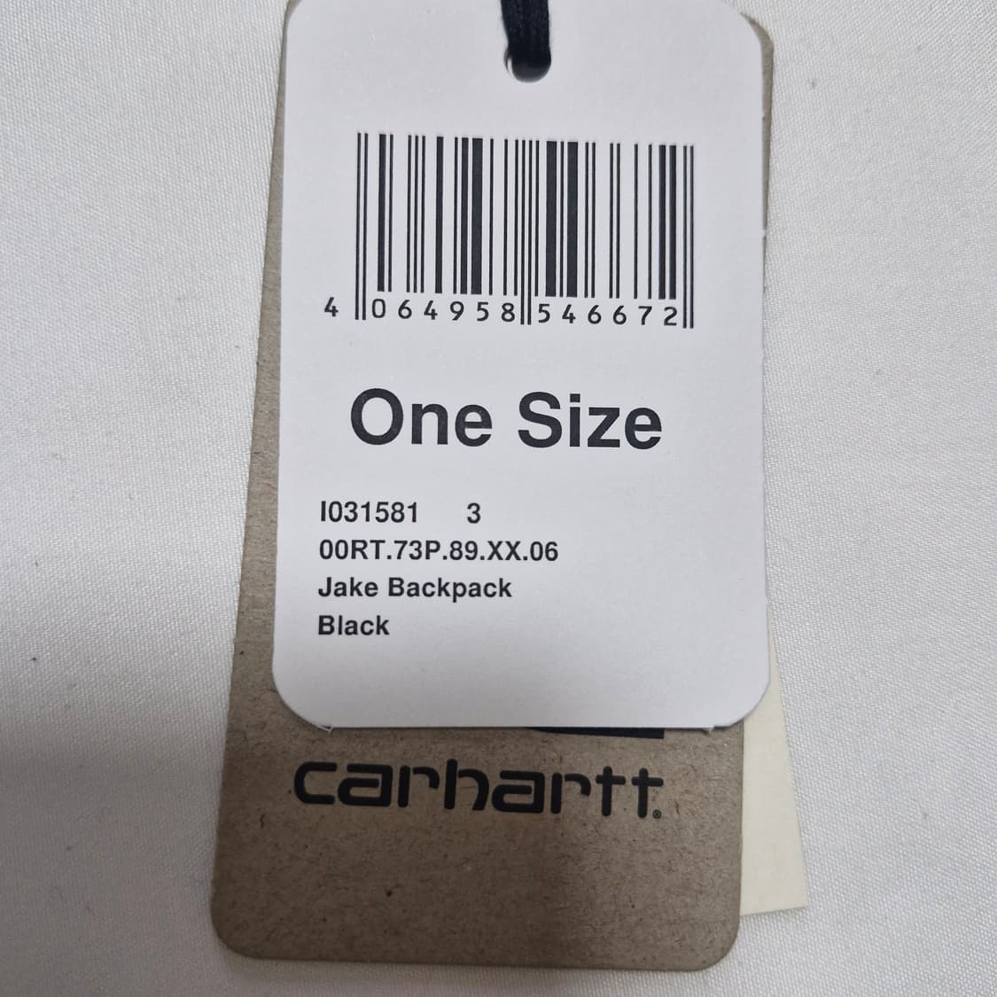 칼하트 WIP 제이크 백팩 가방 블랙 상품이미지7