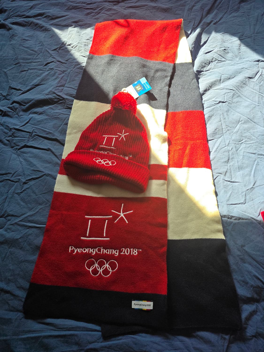 평창 2018 동계올림픽 목도리 + 모자 세트 상품이미지2