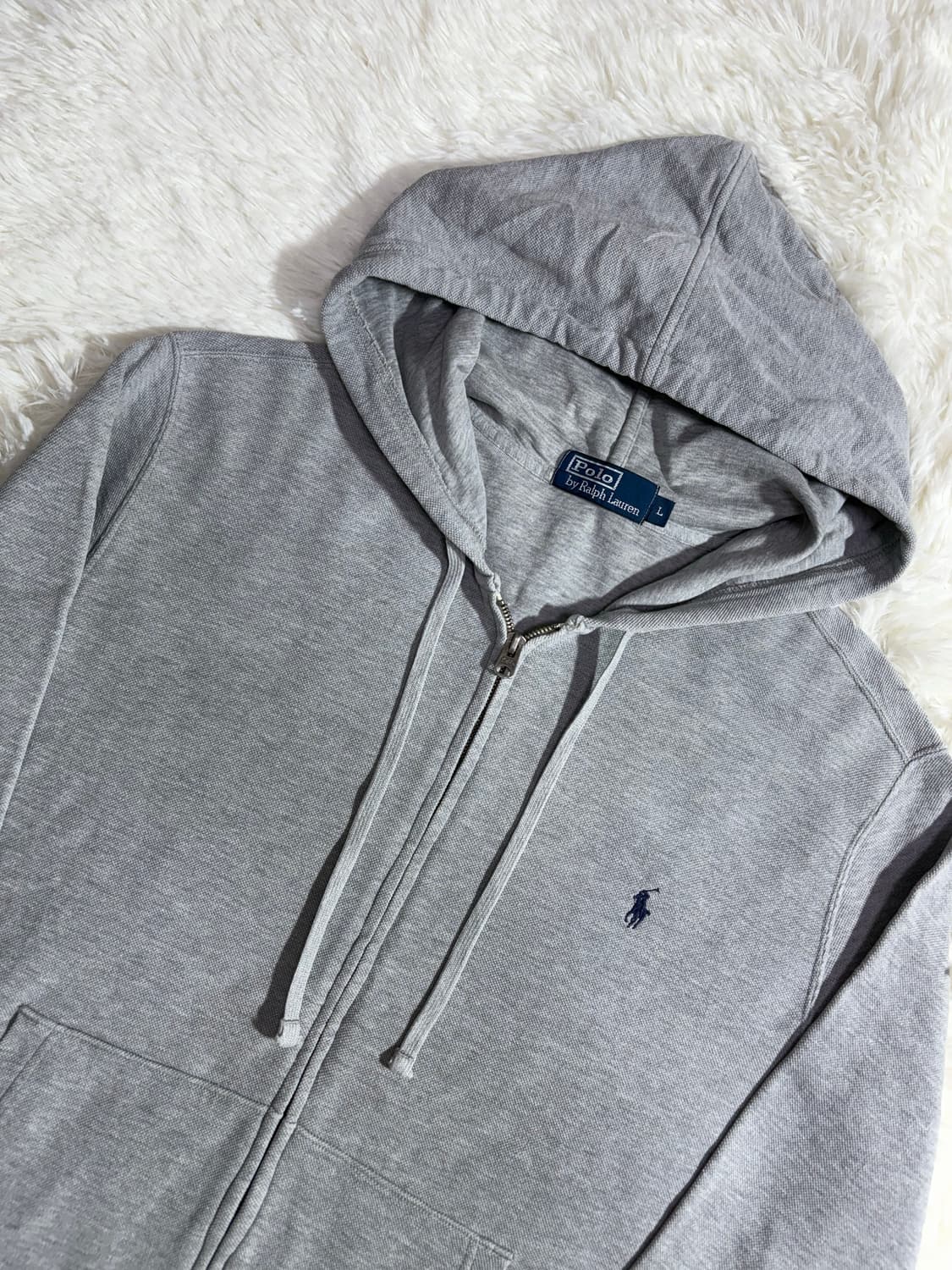 폴로 랄프로렌 그레이 포니 후드집업 상품이미지4