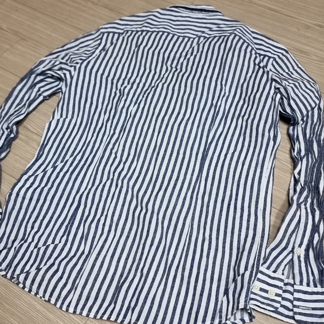 헨리코튼 테일러스테치 스트라이프 긴팔 셔츠(100) 상품이미지5