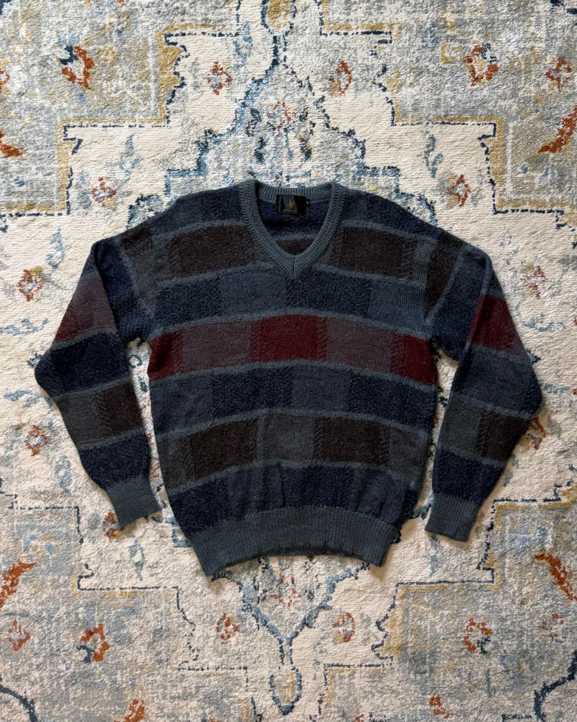 90s Wool V-Neck Knit Sweater 상품이미지3