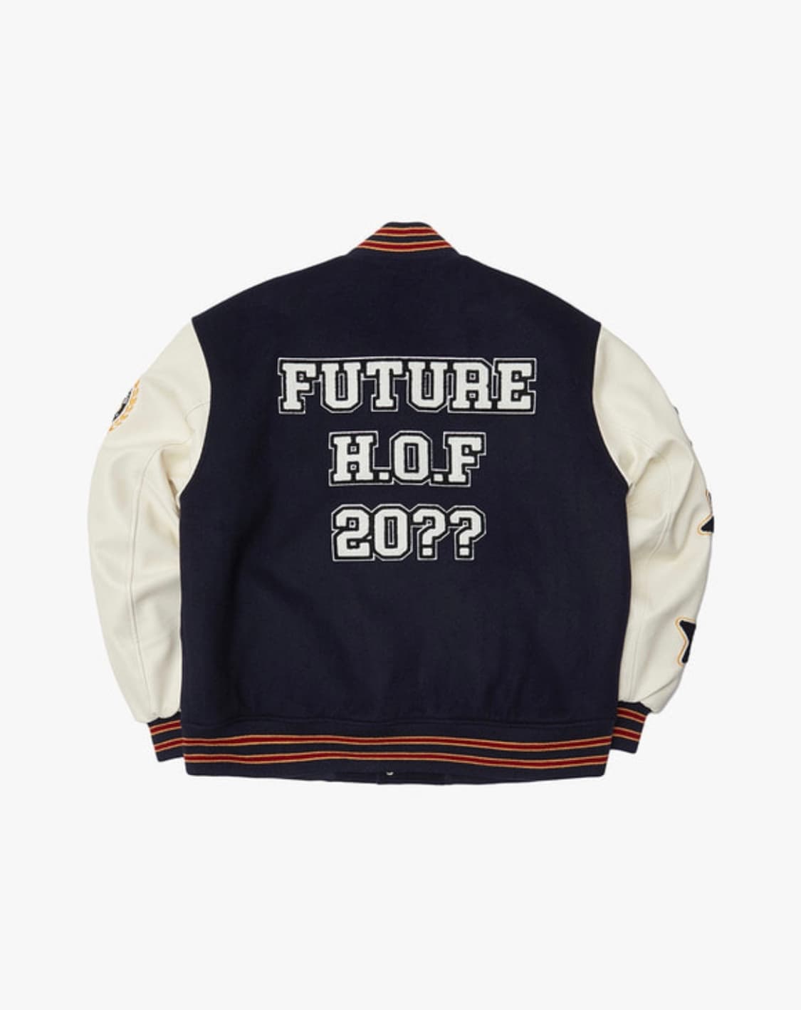 위캔더스 바시티 자켓 H.O.F VARSITY JK (NAVY) 상품이미지2