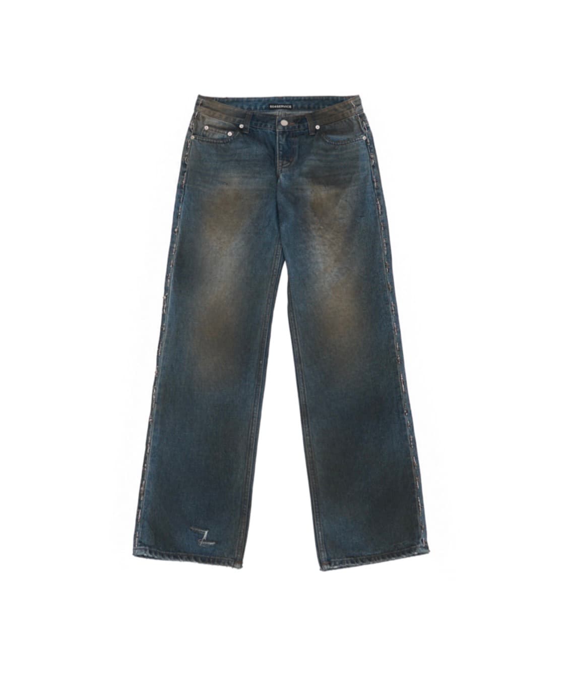 604service BEADED DISTRESSED JEANS m 상품이미지3
