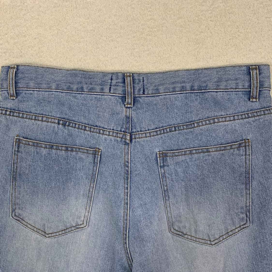 [34] VTG 와이드핏 패치워크 데님팬츠 상품이미지4