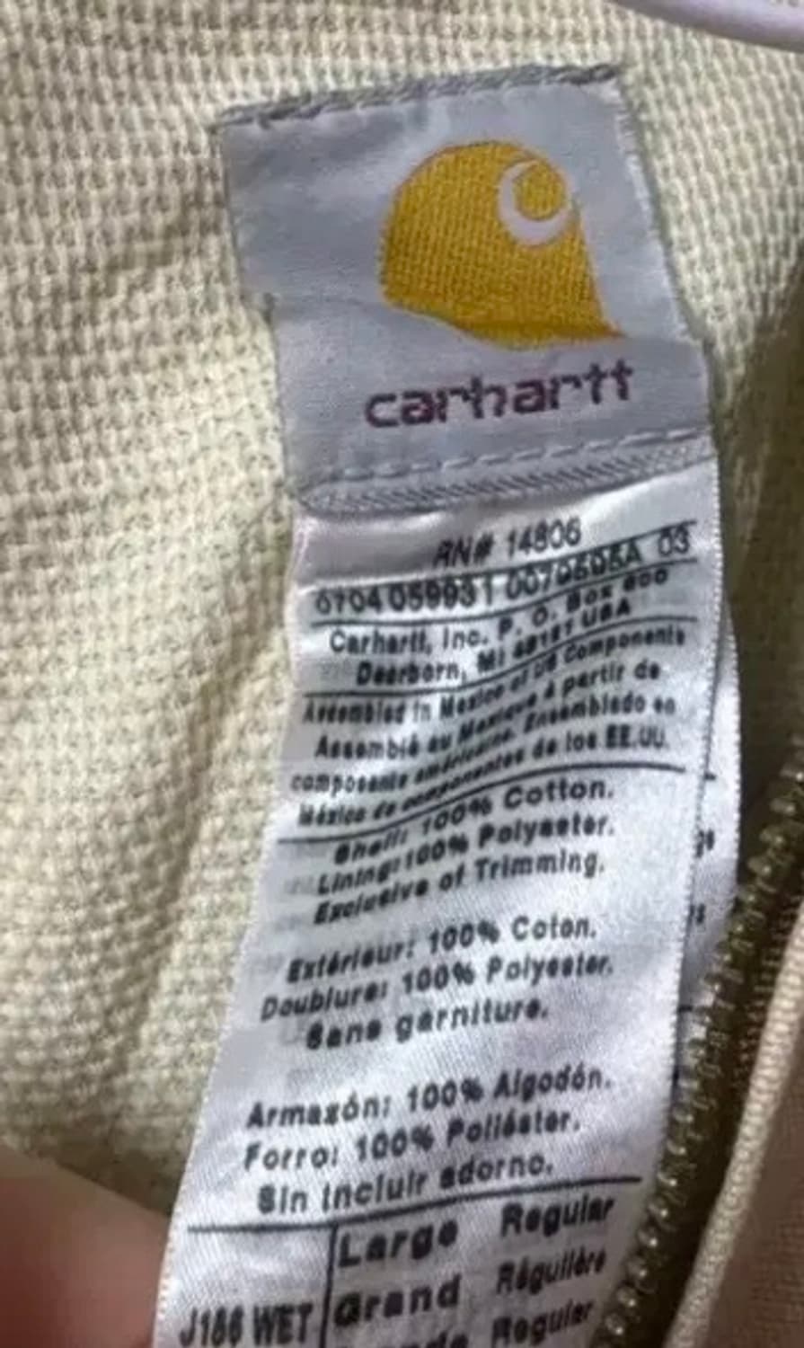 칼하트 워크자켓 상품이미지5