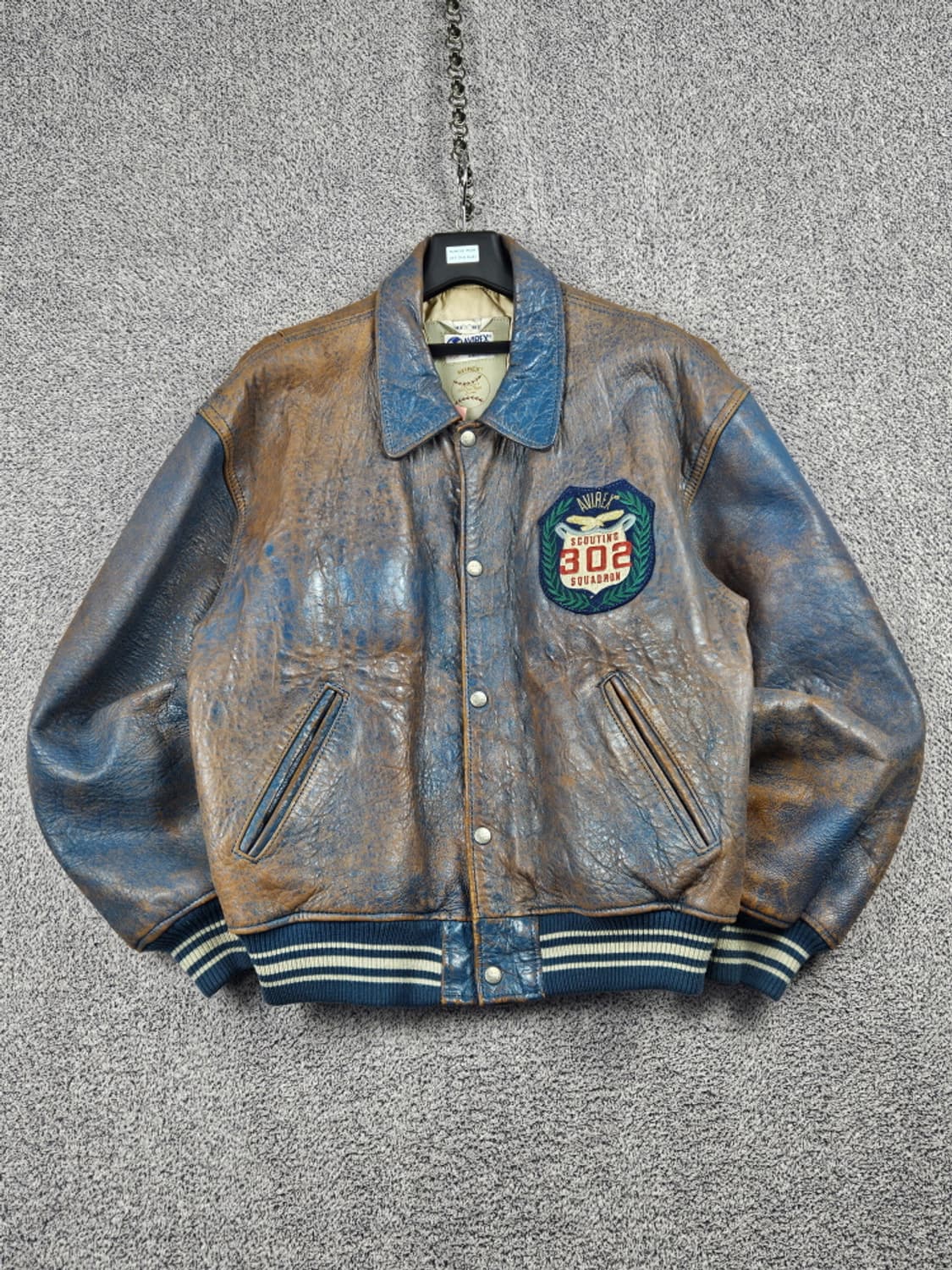 아비렉스 모호크스 내셔널 플레이오프 가죽자켓 ( M ) / 10000 상품이미지2