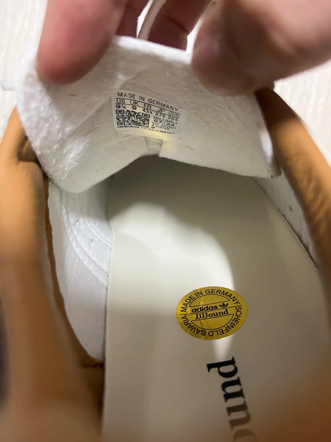 자운드 슈퍼스타 275(9.5) jjjjound x adidas 상품이미지7