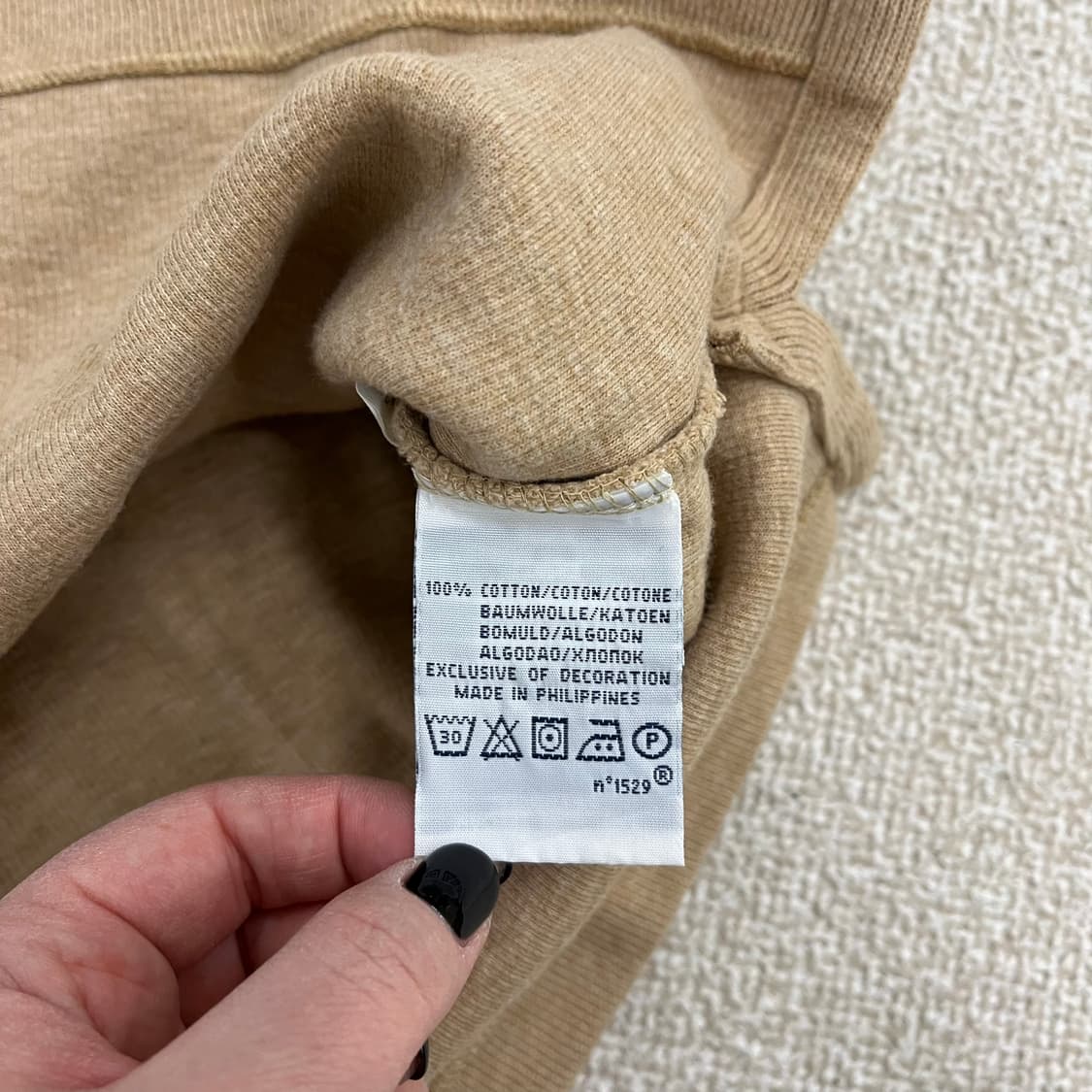 XL 폴로랄프로렌 반집업 코튼 맨투맨 0129M1 상품이미지3