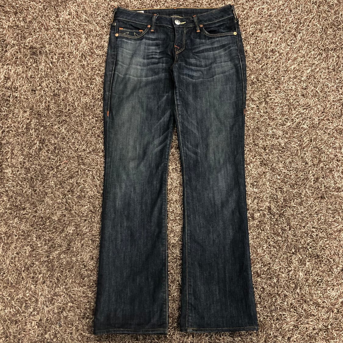 트루릴리전 Tony 슬림 스트레이트 워싱 데님 팬츠 상품이미지2