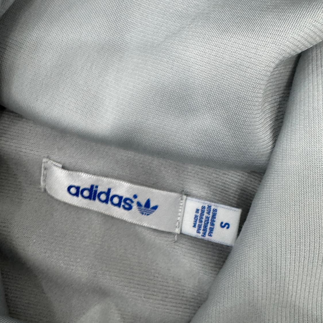 여성용 S 아디다스 빅로고 그레이 트레이닝 트랙탑 져지  상품이미지6