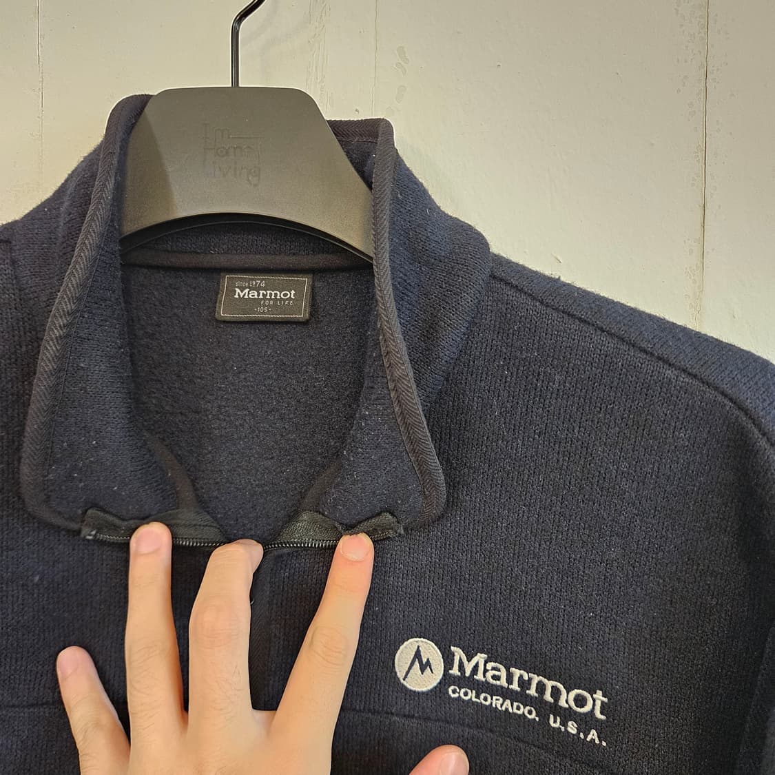 마모트 더블린 플리스자켓 남성 후리스 105  네이비 상품이미지2