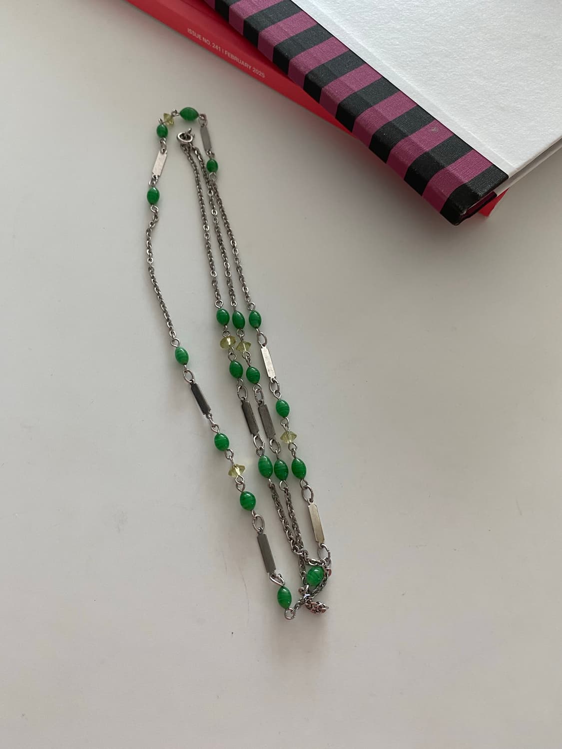 그린비즈 레이어드 체인 목걸이 상품이미지2