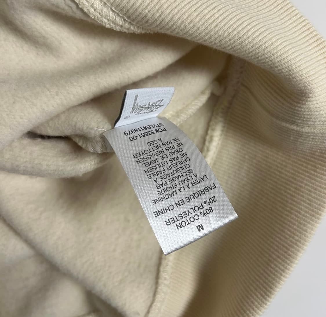 M 스투시 collegiate app 크루 맨투맨 상품이미지5