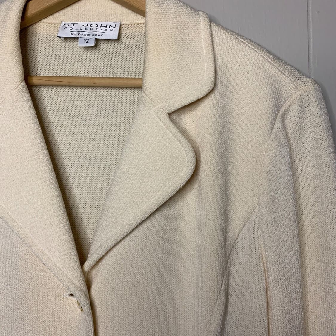 명품 ST.JOHN 센존 컬렉션라인 럭셔리 골드버튼장식 클래식 자켓 상품이미지6