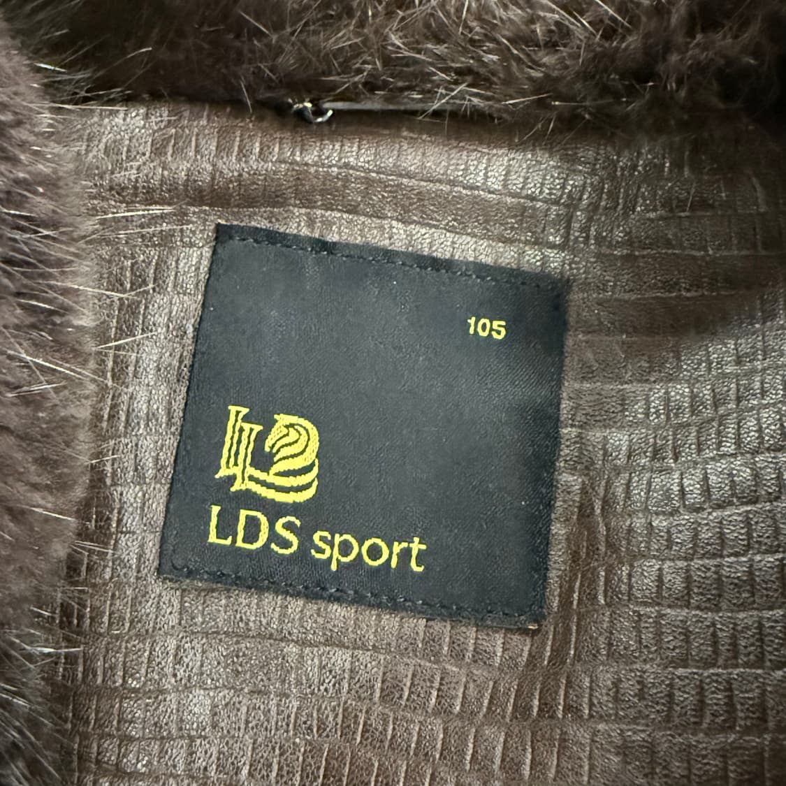 [정품/105] LDS sport 양가죽 패딩 자켓 b14 상품이미지7