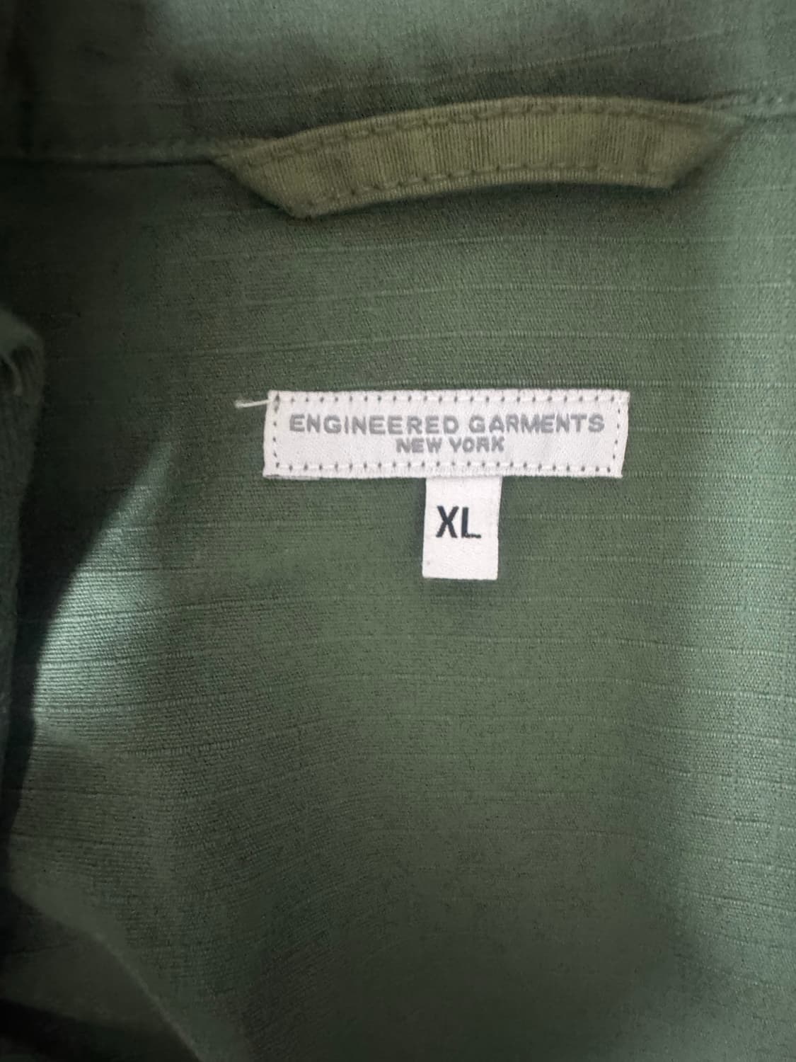 Engineered Garments 카키 밀리터리 후드 파카 상품이미지4