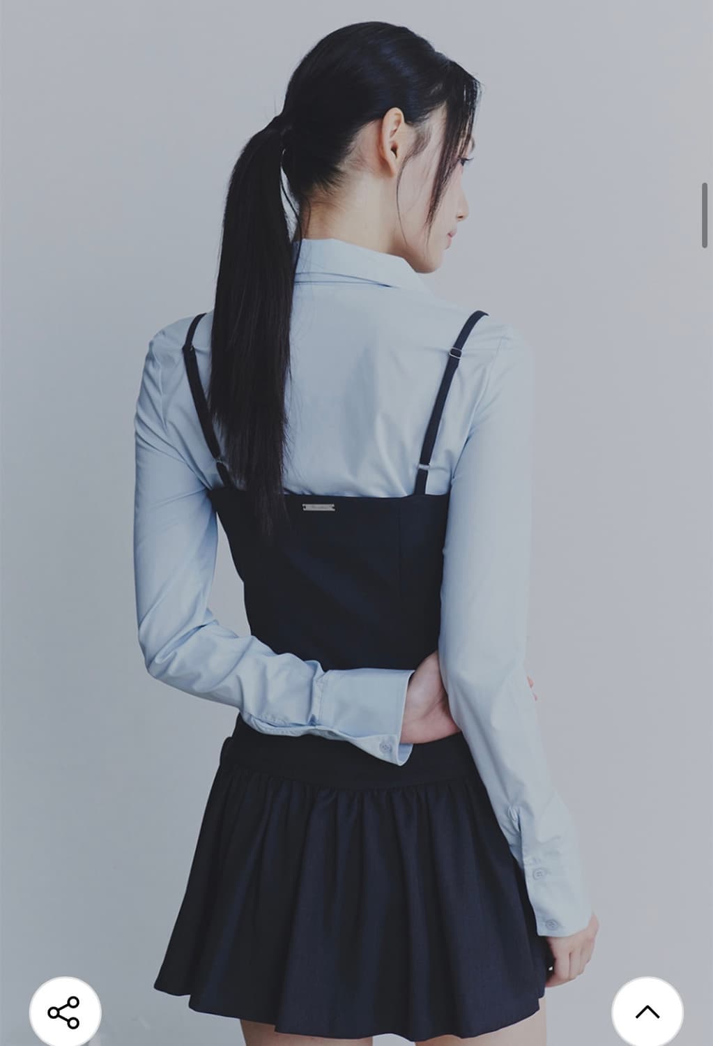 페인오어플레져 비앙카드레스 차콜 클리시어더티스벨리아르낫유어드라이로즈원피스 상품이미지4