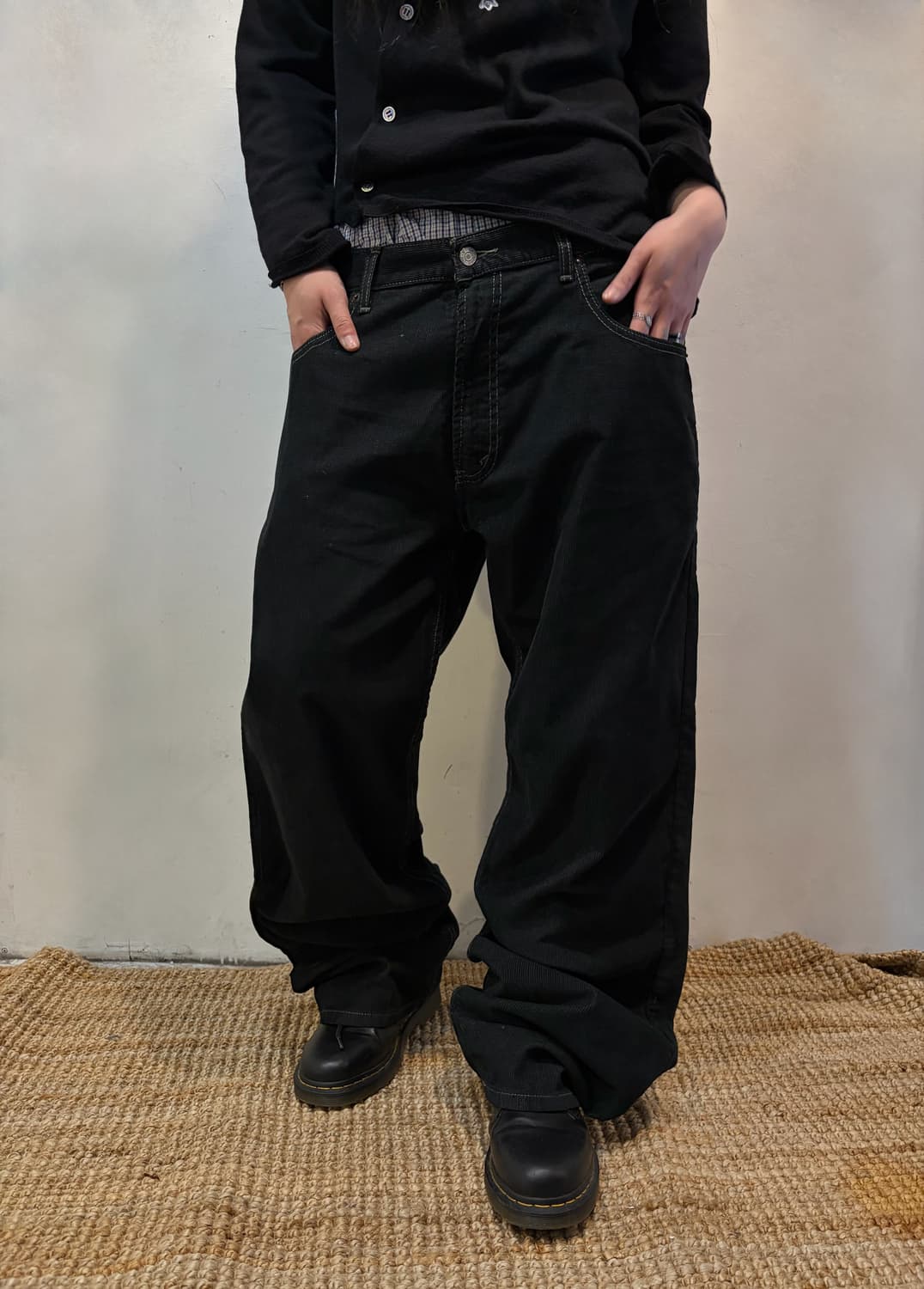00s LEVIS 559 black coduroy pants 상품이미지2
