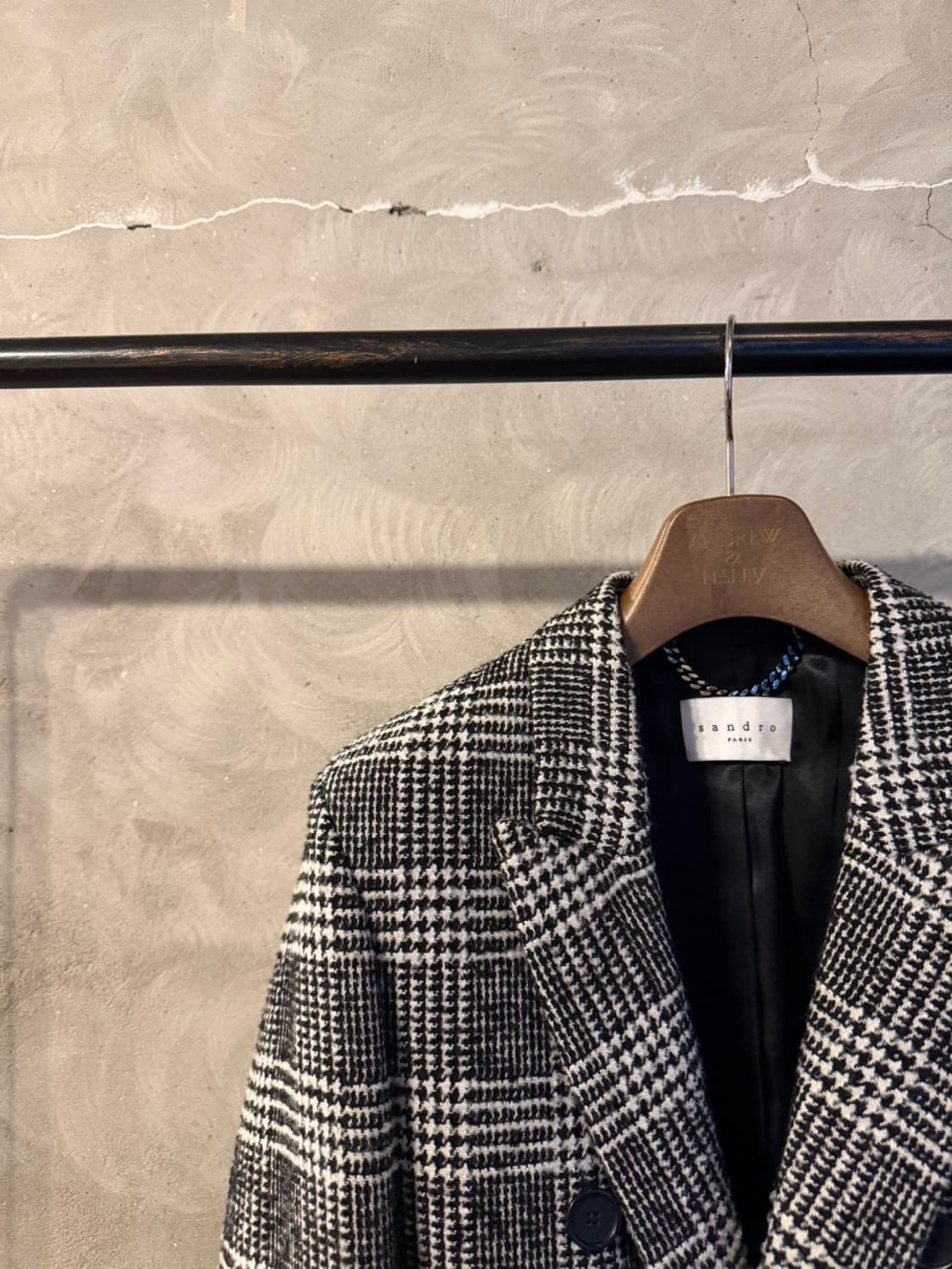 산드로 더블 브레스티드 코트 슬림100 상품이미지2