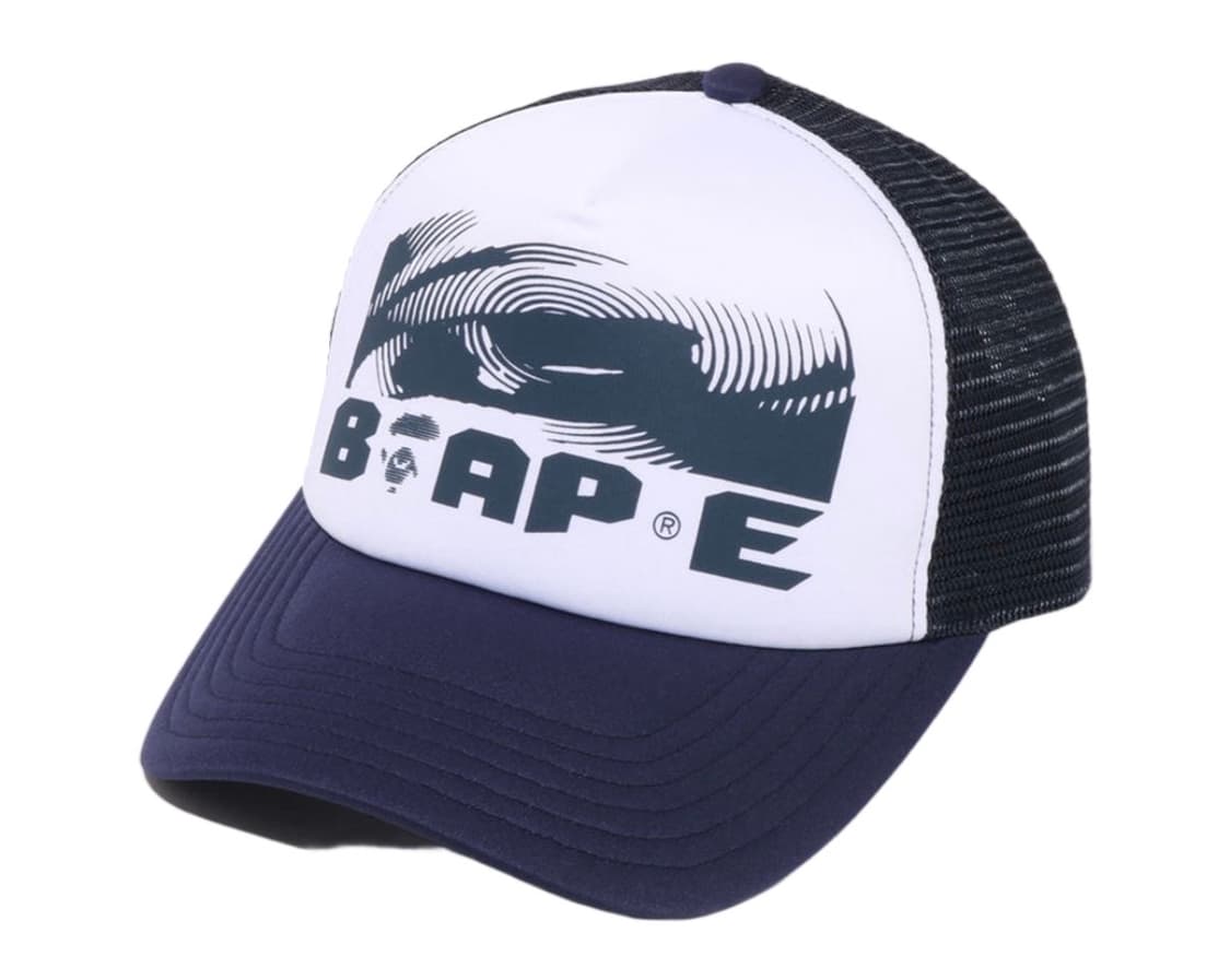 베이프 메쉬 캡 네이비 상품이미지1
