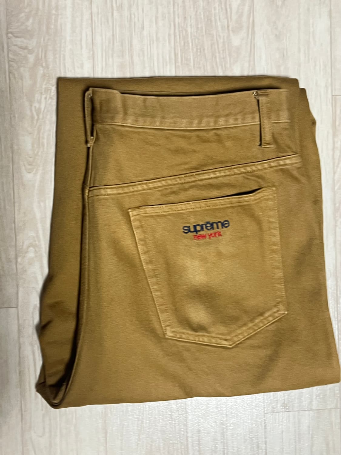 슈프림 배기진 라이트 브라운 34 상품이미지1