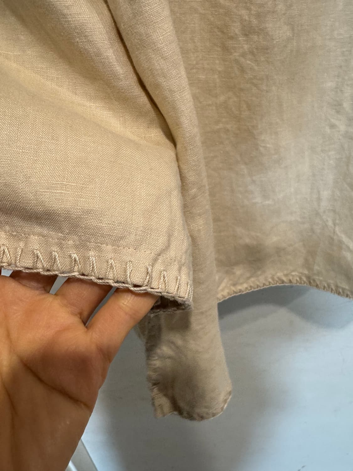 로렌랄프로렌 린넨 자수 블라우스 상품이미지5